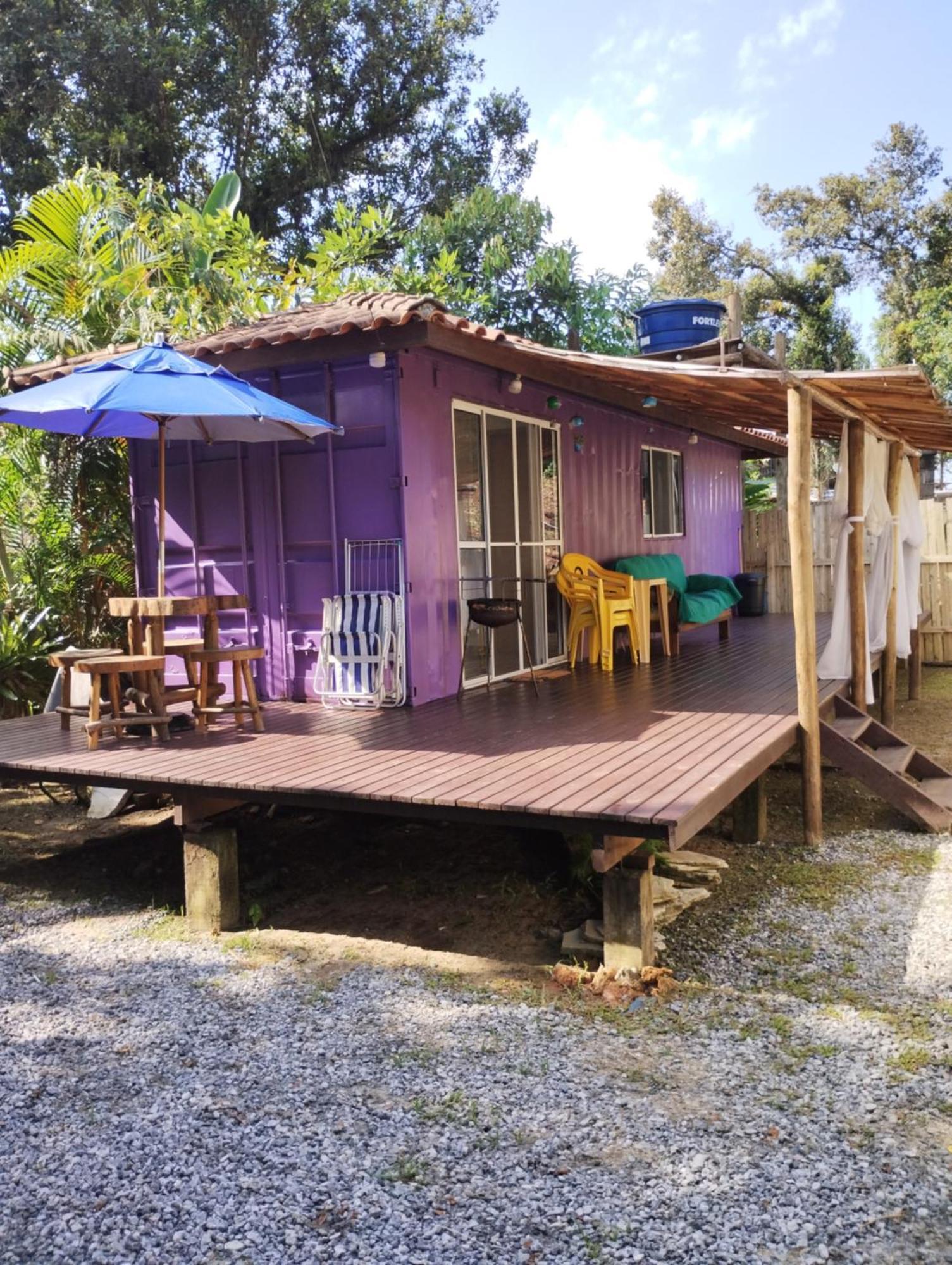 Kitnet Conteiner Climatizada Villa Ubatuba Bagian luar foto